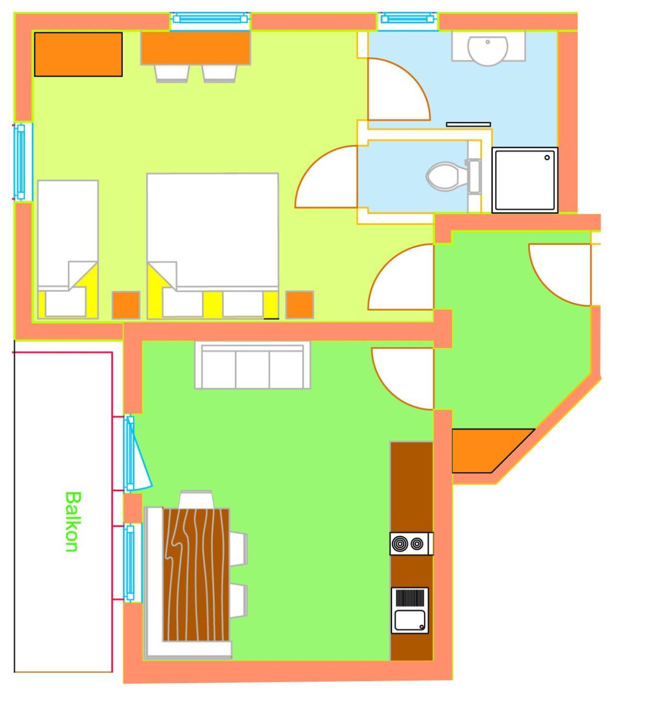 Haus Ofner Am Kreischberg Bed & Breakfast Sankt Georgen ob Murau Bilik gambar
